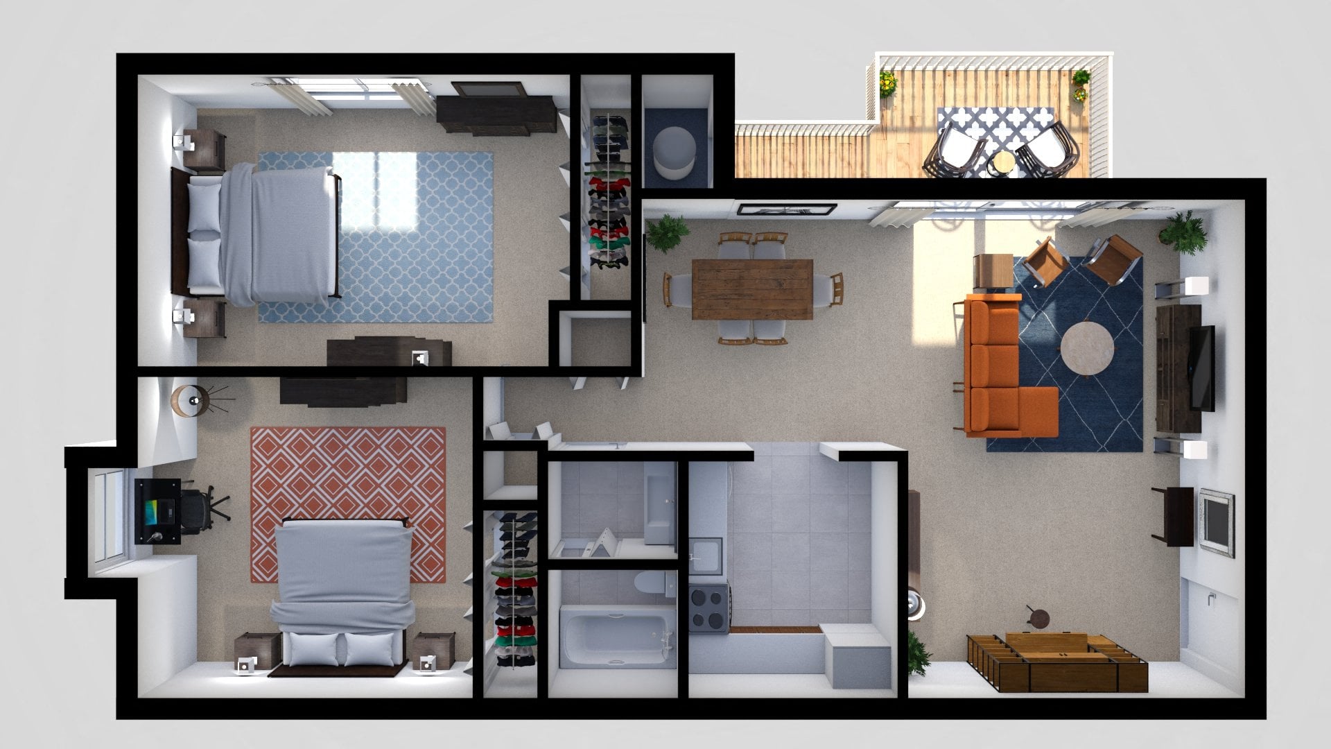 Suite A Floorplan